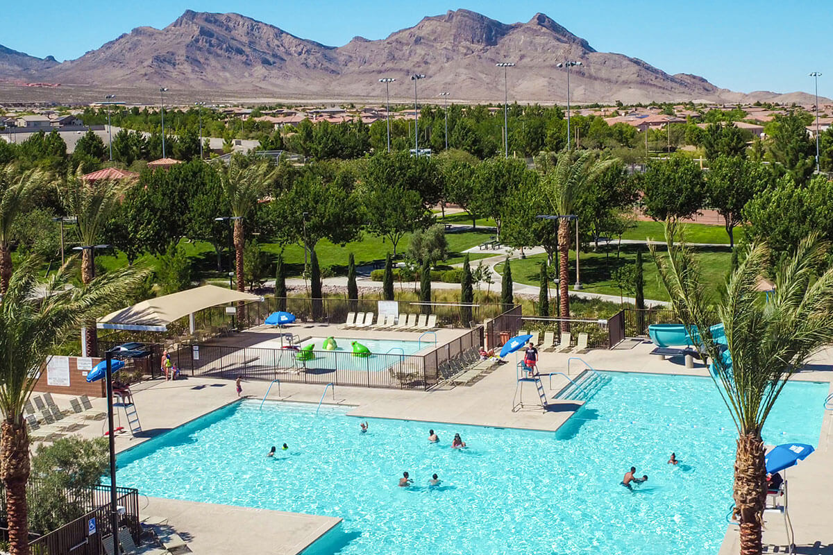 Swimming pools, classes and activities are available throughout the Summerlin community